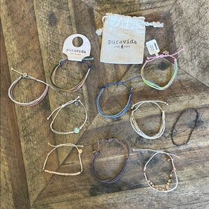 Pura Vida and Other Multicolor Bracelets Collection